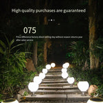 Solar Column Head Lamp LED Outdoor Wall Lamp Gate Courtyard Wall Lamp Waterproof Garden Villa Courtyard Lamp Household Ball Lamp Municipal White Light