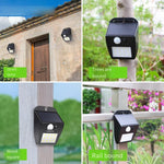 Solar Lamp Outdoor Human Body Induction Wall Lamp Household Super Bright Courtyard Lamp New Rural Outdoor Lighting Street Lamp Waterproof Garden Lamp