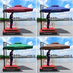 Security Sentry Box Sunshade Umbrella Belt Platform Outdoor Roman Umbrella Courtyard Umbrella Community Property Guard Sentry Box 2.5m Umbrella