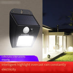 Solar Lamp Outdoor Human Body Induction Wall Lamp Household Super Bright Courtyard Lamp Outdoor Lighting Street Lamp Waterproof Landscape Garden Lamp