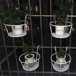 6 Pieces Shoot 2 Shots, 3 Enlarged European Iron Guardrails, Flower Racks, Living Room Windows, Hanging Orchids, Green Roses, Balcony Railings, Hanging Flower Pot Racks, Bronze