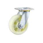 4 Inch Flat Bottom Movable Biaxial Beige Polypropylene PP Caster 4 Medium And Heavy Universal Wheels