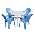 Outdoor Plastic Tables And Chairs Large Stall Beer Barbecue Tables And Chairs Thickened Leisure Beach 90 Tables With 4 Chairs