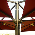 Wine Red Large Outdoor Sunshade Outdoor Umbrella Courtyard Umbrella Outdoor Umbrella Roman Umbrella Big Sun Umbrella Beach Umbrella