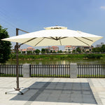 Garden Balcony Outdoor Sunshade Umbrella Courtyard Umbrella Guard Sunshade Umbrella Property Community Security Umbrella Duty Desk Square Umbrella