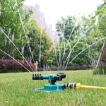 Garden Sprinkler 360 Degree Automatic Rotation Sprinkler Watering Sprinkler Roof Cooling Automatic Sprinkler Garden Flower Watering Sprinkler