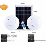 Solar Lamp Outdoor Courtyard Lamp Household Emergency Lamp Living Room Bedroom Ceiling Lamp Photovoltaic Power Generation Solar Lamp