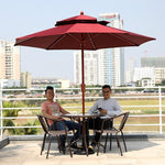 Outdoor Table And Chair Umbrella Combination Three Or Five Sets Of Courtyard Leisure Coffee Balcony Table And Chair Iron Rattan Chair Three Sets Of Balcony Courtyard Outdoor Table And Chair Upgrade Chair: 4 + 1 [with 80cm