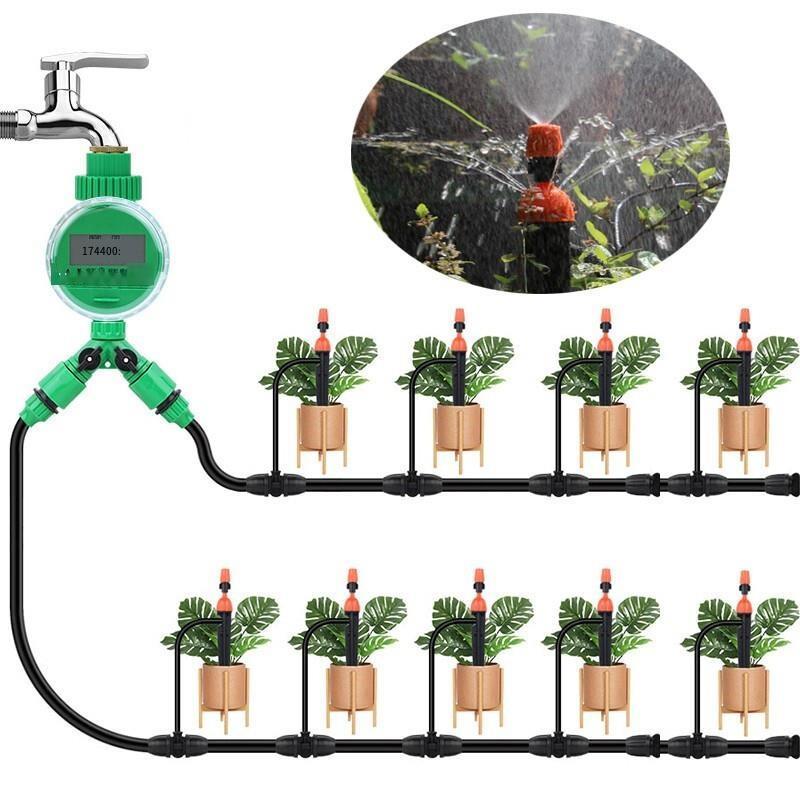 Household Automatic Flower Watering Device Watering Artifact Drip Pipe Household Regular Irrigation With Intelligent Sprinkler Irrigation System