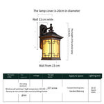 Outdoor Wall Lamp Waterproof Courtyard Lamp Garden Exterior Wall Corridor Stair Terrace Terrace Terrace Terrace Landscape Street Lamp