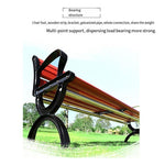 Park Chair Household Chair Leisure Stool Courtyard Square Garden Community Scenic Spot Garden Chair Bench Long Rest Strip Row Chair 1.8m