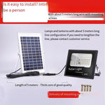 Solar Lamp Courtyard Lamp Street Lamp Household LED Indoor And Outdoor Projection Lamp Remote Control Light Induction New Rural Waterproof Lamp