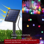 Colorful Solar Lamp String Flashing Lamp LED Color Lamp With Tree Hanging Indoor And Outdoor Courtyard Waterproof Balcony Atmosphere Lamp