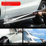 Double High Pressure Car Washing Water Gun Booster Nozzle Magic Telescopic Soft Water Pipe All Metal Household Car Washing Artifact Can Be Used For Garden Watering Multifunctional 5m Telescopic Water Pipe [water Injection 15m] Set