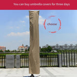 Outdoor Sunshade Umbrella Courtyard Big Sun Roman Umbrella Terrace Garden Stall Upgrade 2.5m + 140kg Stone Seat