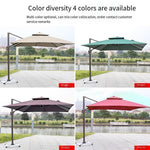 Outdoor Sunshade Umbrella Courtyard Big Sun Roman Umbrella Terrace Garden Stall Upgrade 2.5m + 140kg Stone Seat