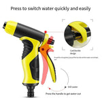 High Pressure Water Gun Car Washing Water Gun Set All Metal Household Car Brushing Water Pipe Hose Car Washer Tools Cleaning Watering Gardening 40m Water Pipe Set