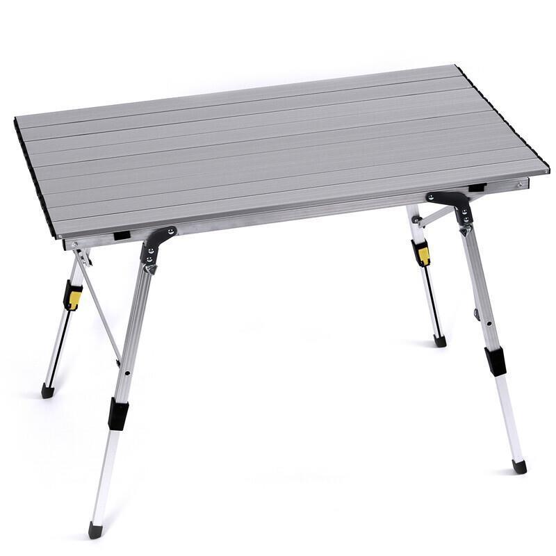 Upgraded Version Medium Folding Table All Aluminum Portable Picnic Table Barbecue Table Portable Outdoor Folding Table And Chair Self Driving Car Table