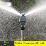 Agriculture Landscaping Spray Copper Atomizing Sprinkler Lawn Watering Irrigation Cooling Sprinkler Rotation 360 Degrees Automatic Watering Device