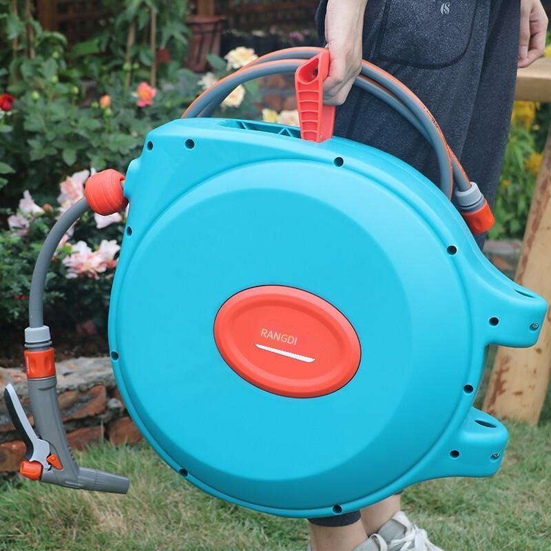 20m Auto Wall Mounted Automatic Water Garden Hose Pipe Reel