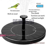 Solar Fountain Lotus Leaf Fountain Floating Pool Small Garden Fountain 5 Kinds Of Nozzles Aerated Running Water Fish Pond Landscape Ordinary Money (with Sunshine Work)