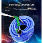 Car Washing Water Grab High-pressure Water Pipe For Vegetable Watering Household Garden With Sprinkler For Garden Watering Garden Suit Water Gun 40m Pipe + Water Gun + Joint [effervescent Tablet]