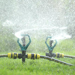 Agricultural Sprinkler Automatic Rotary Roof Cooling Lawn Watering Landscaping Butterfly Sprinkler + 4-tap Set