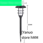 Small Solar Lamp Solar Night Lamp Double Green Solar Lawn Lamp Outdoor Courtyard Lamp Waterproof Garden Villa Decoration Mini Path Lamp 4 Pieces