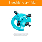 Garden Sprinkler 360 Degree Automatic Rotary Sprinkler Lawn Watering Flower God Agricultural Greening Watering Vegetable Irrigation Roof Independent