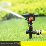 Automatic Watering 360 Degree Adjustable Rotary Garden Sprinkler Lawn Household Greening Vegetable Watering Greenhouse Vegetable Irrigation Sprinkler