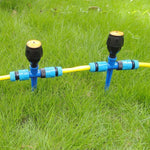 360 Degree Automatic Rotary Sprinkler For Watering The Ground, Water Spraying Artifact For Watering Green Lawn, Water Spraying Garden, Agricultural Cooling, Agricultural Water Spraying Irrigation Sprinkler, 4-point Mcgonagall Sprinkler + Ground Plug