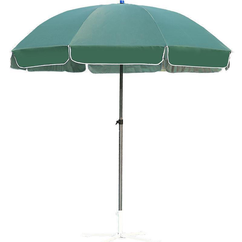 2m Blue White Outdoor Sunshade Umbrella Stall Umbrella Stall Big Umbrella Sun Umbrella Stall Beach Umbrella Courtyard Umbrella Sun Umbrella Large Umbrella Advertising Umbrella Stall Umbrella Printing Custom Folding Beach Round Umbrella