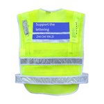 Reflective Vest Led Rechargeable Reflective Vest Fits Over Outdoor Clothing,Breathable Waterproof Lightweight