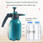 Domestic Air Pressure Watering Pot 2L Wash Car High-pressure Spray Kettle Horticultural Spray Disinfectant Sprayer High Pressure Thickening Blue Green