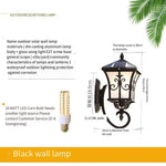 Solar Wall Lamp Outdoor Waterproof Induction Courtyard Lamp Corridor Villa Home Door Led Lamp Solar Arrow Small Wall Lamp LED Bulb Default Warm Light