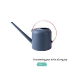 Long Spout Watering Pot Large Capacity Thickened Watering Pot Household Gardening Flower Raising Tools Potted Watering Pot Grey Swan