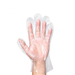 30 Packs Disposable Gloves Pe Transparent Film Sanitary Gloves Kitchen Cleaning Hand Film Beauty Industry 100 Piece/Pack Transparent One Size Fits All