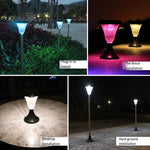 Solar Lawn Lamp Courtyard Column Wall Lamp Villa Outdoor Household Waterproof Outdoor European Street Lamp Garden Lawn Lamp