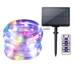 Solar Lamp Household Outdoor Waterproof Super Bright Outdoor Courtyard Landscape Indoor Color Lamp String Lamp With Lighting Remote Control