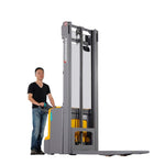 Electric Stacker Pallet Stacker Load 1.2t Lifting Height 2.5m Three Phase Ac Motor Pulse Type Lifting