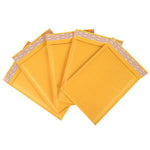 200 Only Kraft Paper Self Sealing Bag, Composite Bubble Envelope, Foam Shockproof Yellow Express Bag 25x32+4cm