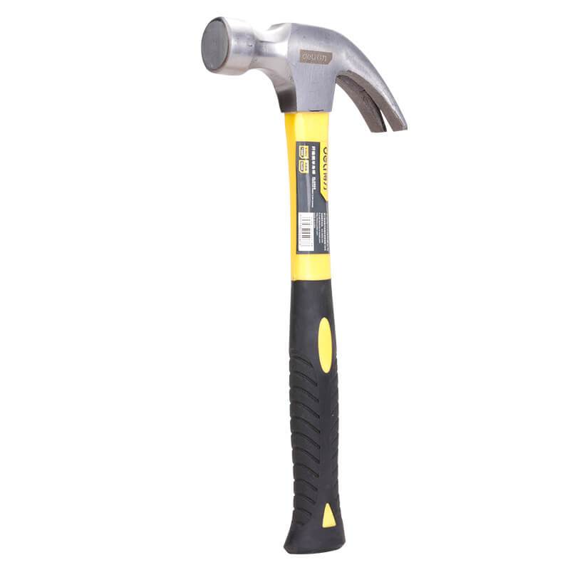 Deli 20 Pieces Claw Hammer with Fiber Handle 0.75kg Nail Hammer DL5003