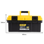 Deli 5 Pieces Reinforced Plastic Toolbox 17" Tool Box Toolkit DL-TC270