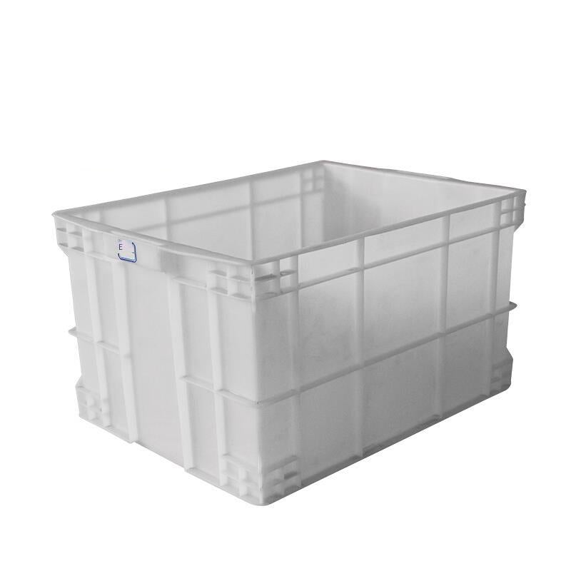 Thickened Turnover Box Rectangular Plastic Box Logistics Box Can Be Covered With Finishing Box Plastic Box 500-300 Box 560 * 410 * 310 White