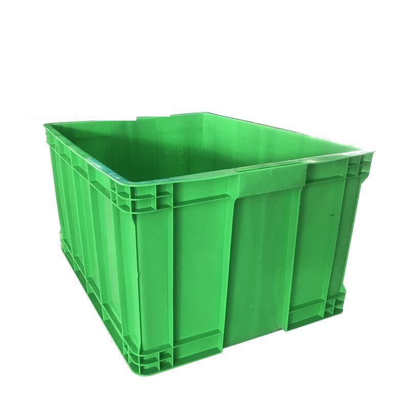Thickened Turnover Box Rectangular Plastic Box Logistics Box Can Be Covered With Finishing Box Plastic Box 700-390, 755 * 560 * 400 Green