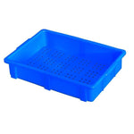 Durable Plastic Square Tray Square Plate 445x330x90mm 48 Pieces Food Tray For Supermarket Breeding Plate Storage Tray For Fruit, Vegetables, Tools
