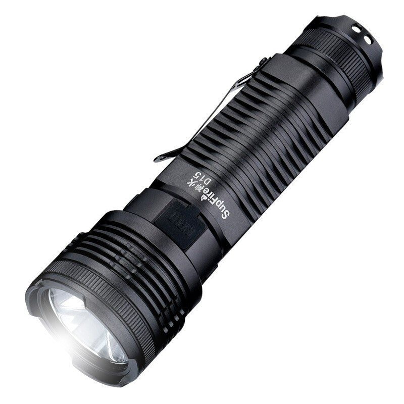 10W Strong Light Flashlight Charging Outdoor Super Bright Family LED Flash Light Searchlight Portable Multi-function Emergency Light