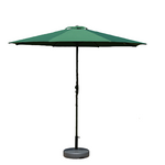 Dark Green Center Pillar Aluminum Umbrella Sunshade Pillar Umbrella Outdoor Table Chair Leisure Umbrella Commercial Sunshade Beach Fishing Umbrella