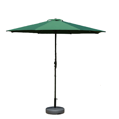 Outdoor Sunshade Sun Umbrella Courtyard Umbrella Balcony Folding Umbrella 2.7m Advertising Umbrella Fishing Umbrella Beach Umbrella Dark Green