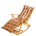 Rocking Chair Adult Reclining Chair Folding Chair Household Rattan Chair Leisure Lazy Chair Elderly Armchair Balcony Cool Chair Courtyard Bamboo Chair